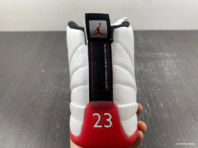 Cherry Jordan Retro 12 Air 130690-110 0728